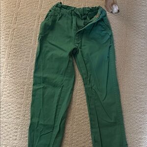 Green Casual Pants